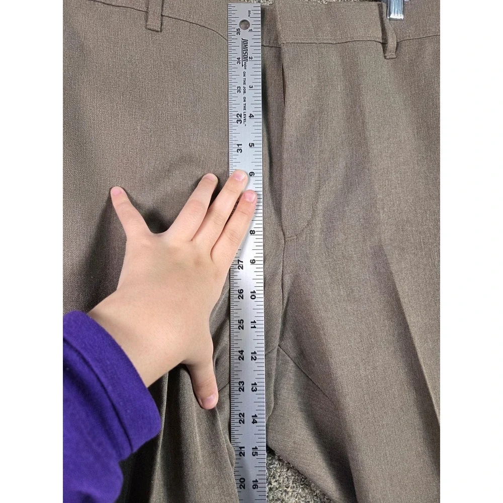 Levi's Action Slacks Mens 34x30‎ Brown Vintage Polyester Blend Casual Work Pants